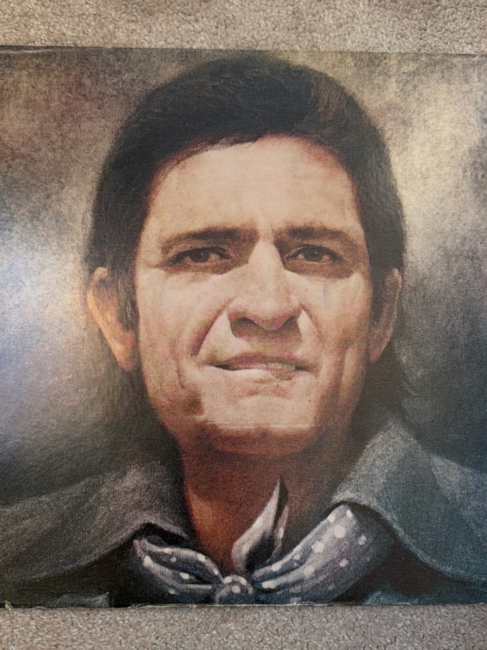 Johnny Cash vinyl record / Johnny Cash greatest hits record